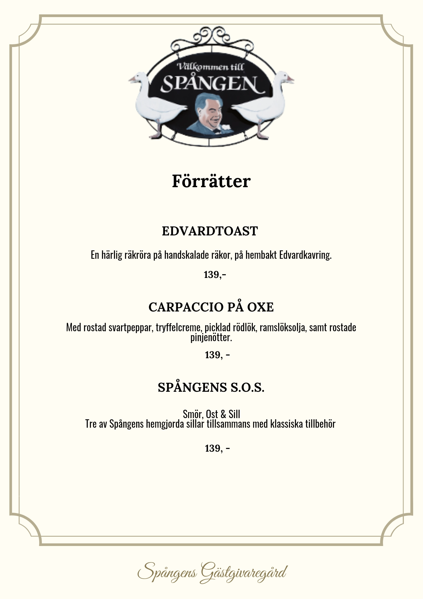 A la carte